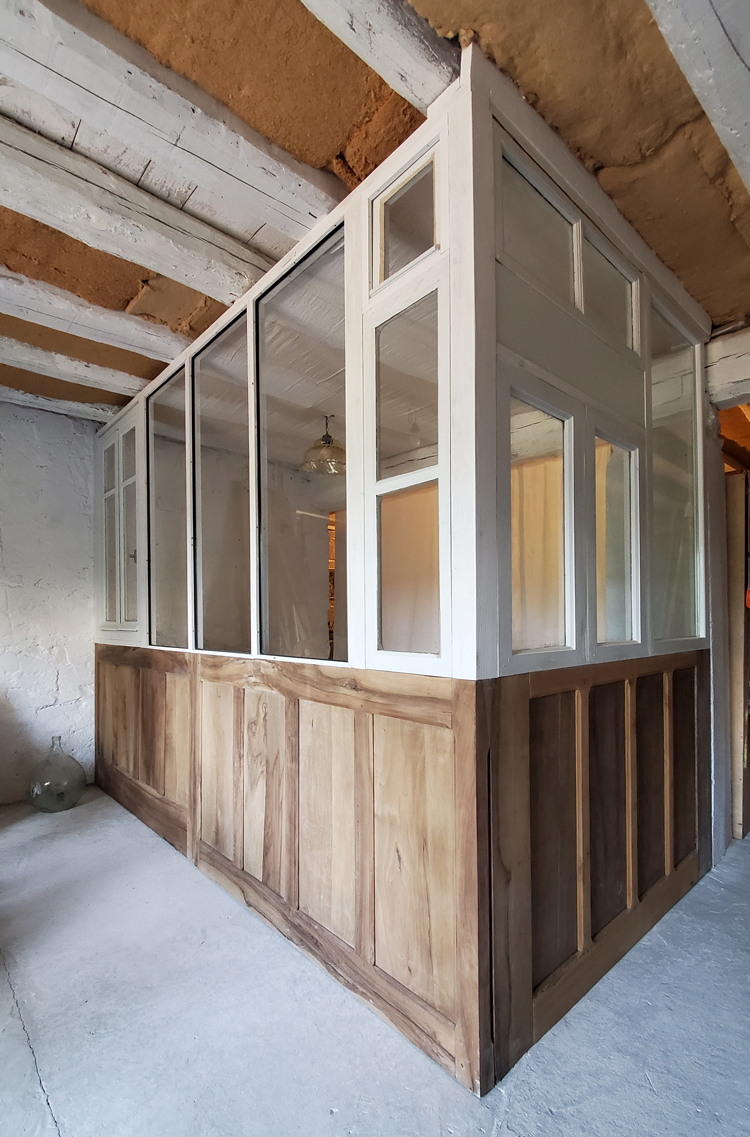 maison la rochette chantier verrière atelier